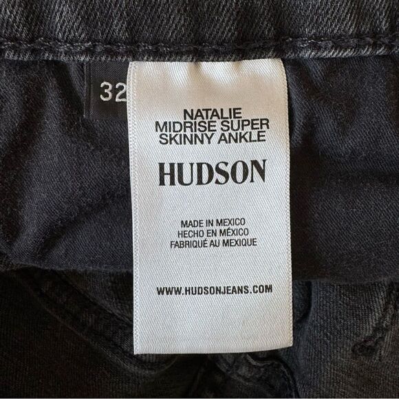 Hudson Natalie Midrise Super Skinny Ankle Size 32 - Picture 11 of 12